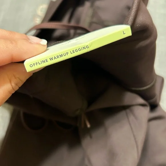 NWT OFFLINE High rise warm up jogger leggings - Picture 4 of 8